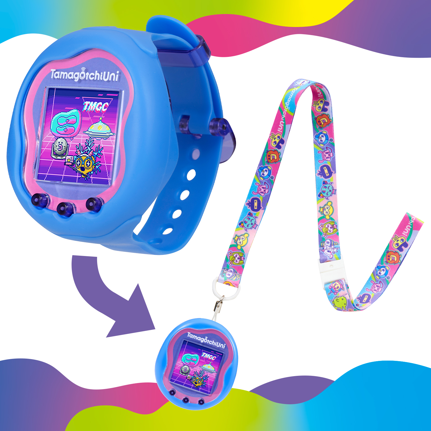 ストラップ BANDAI Tamagotchi Uni Blue ストラップ BANDAI Tamagotchi Uni Blue Tamagotchi Uni Blue